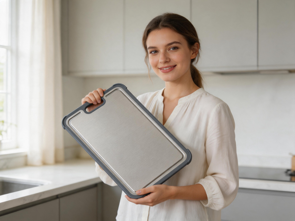 πͺ Cutting-Board | Stainless Steel Kitchen Prep | Home-Chef Modern Finish